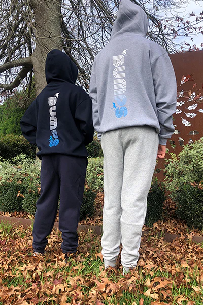 BUMPS LIMITED EDITION KIDS HOODIE GREY - Image 2