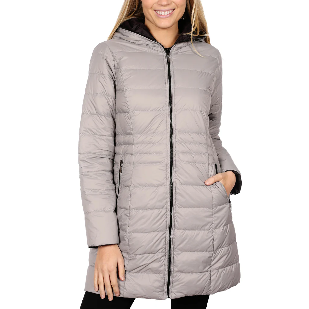 SABENA 3/4 DOWN REVERSIBLE COAT - Image 2