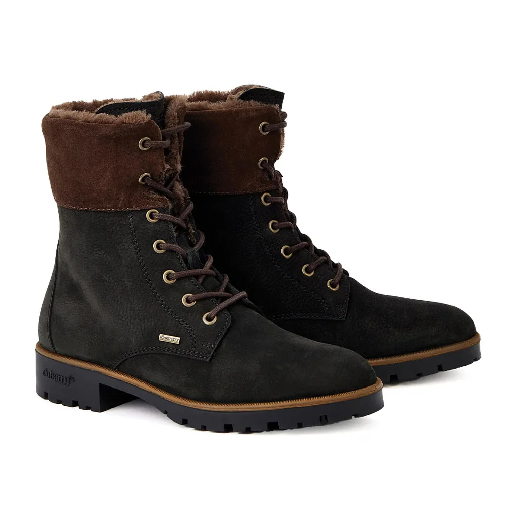 DUBARRY OF IRELAND GLENGARRIFF FUR LINNED BOOT - BLACK - Image 2
