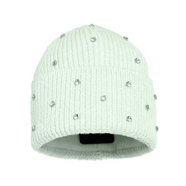 GOLDBERGH DREAM BEANIE WITH STRASS CRYSTALS - Image 2