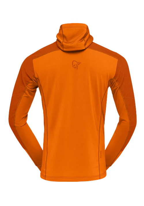 NORRONA MS LOFOTEN THERMAL PRO FLEECE HOODY - GOLD FLAME - Image 3