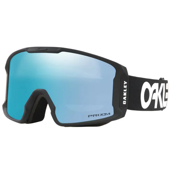 OAKLEY LINE MINER L FACTORY PILOT BLACK w PRIZM SAPPHIRE PRIZM SAPPHIRE