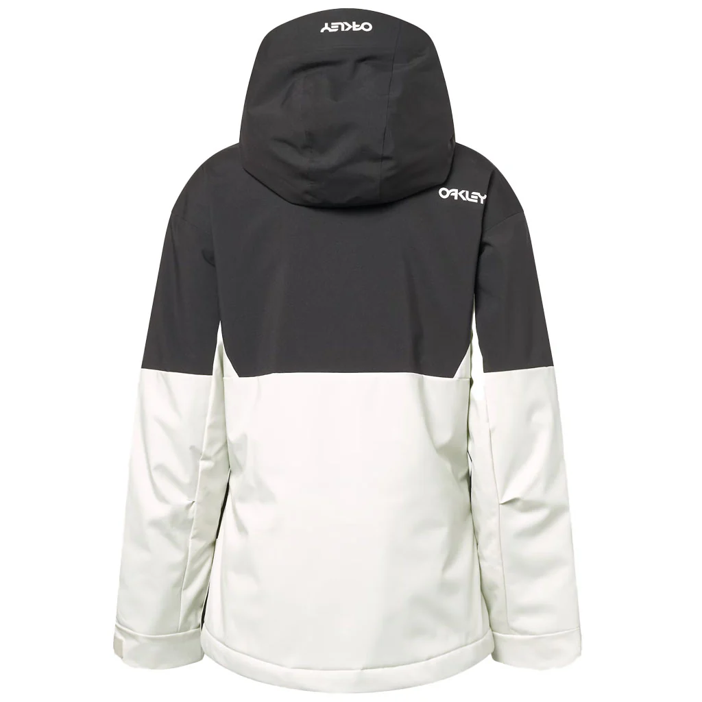 OAKLEY WS TNP TBT INSULATED ANORAK - ARCTIC WHITE/ BLACKOUT - Image 2
