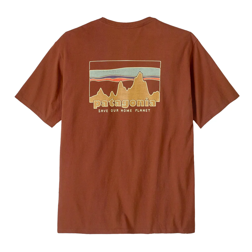 PATAGONIA MS 73 SKYLINE ORGANIC TEE - DRIED VANILLA - Image 2