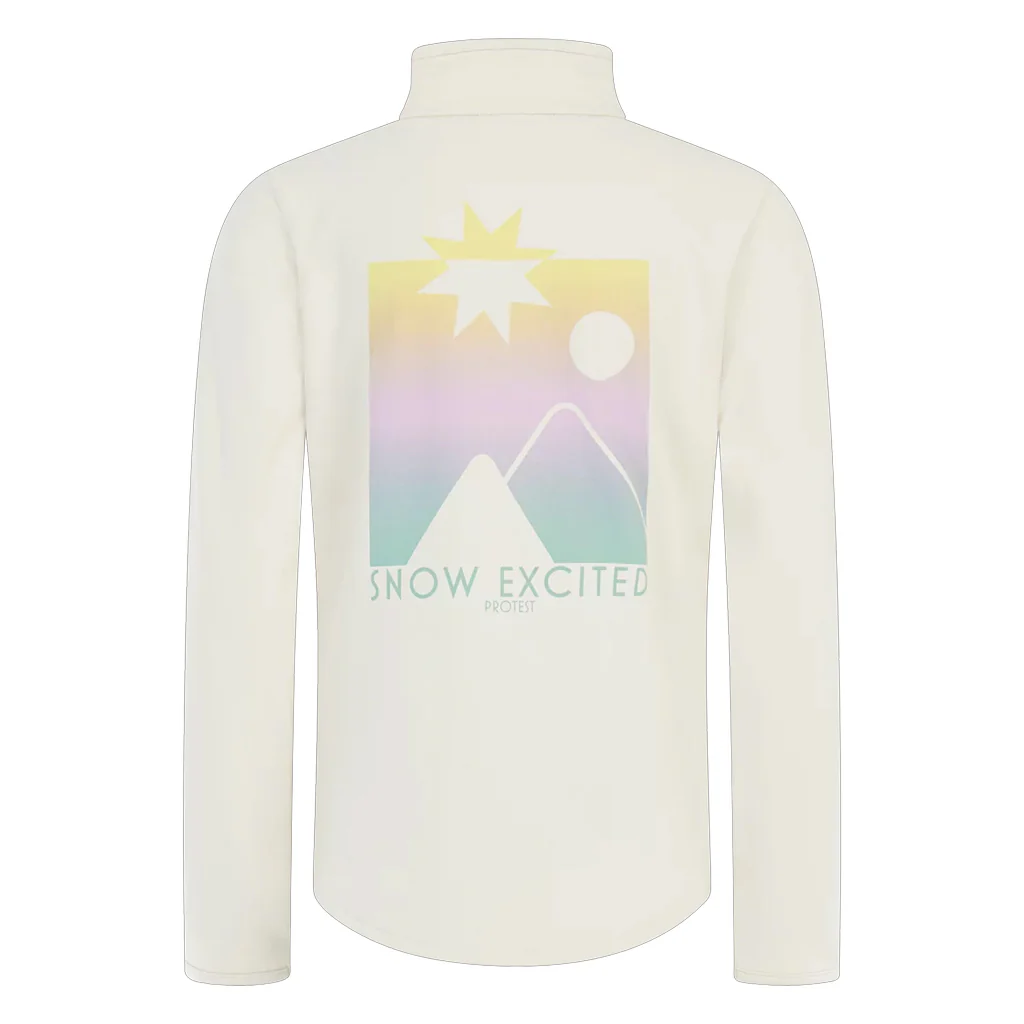PROTEST JNR TRICIA 1/4 ZIP TOP - KITOFFWHITE - Image 2