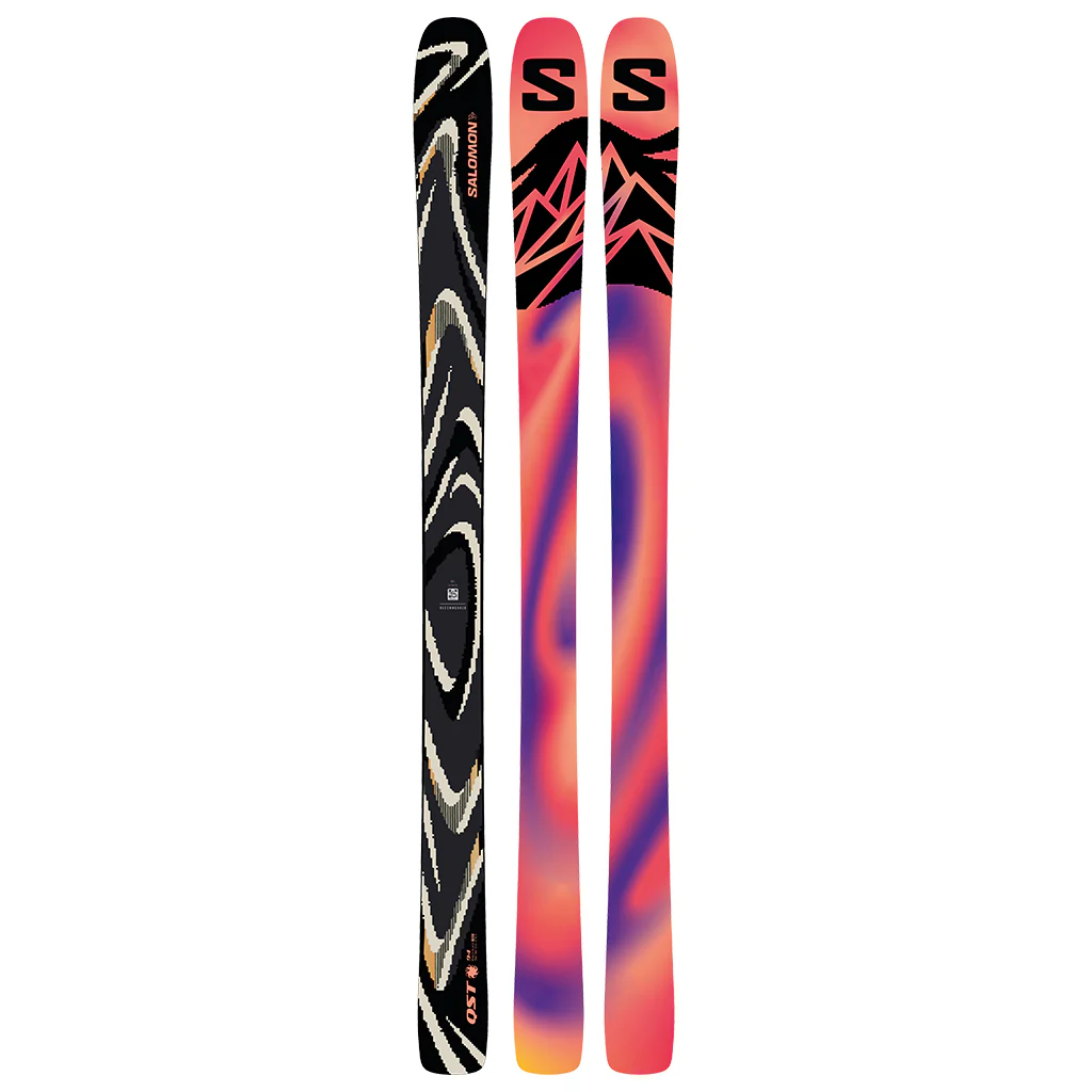 SALOMON QST 94 BLACK/ALMOND SKIS 2027
