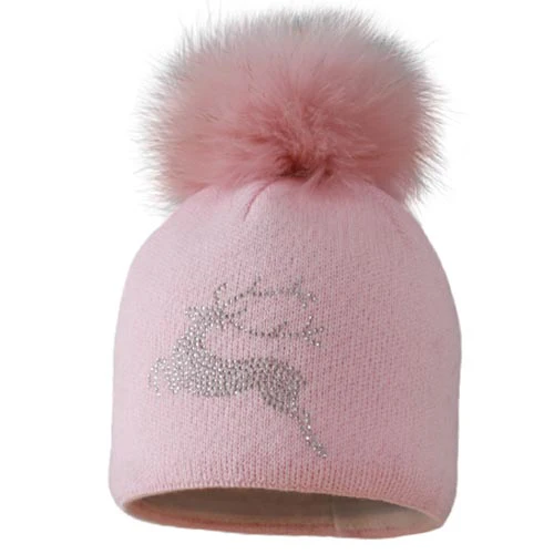 STARLING SILVER BLING MERINO BEANIE - REAL FUR - Image 7