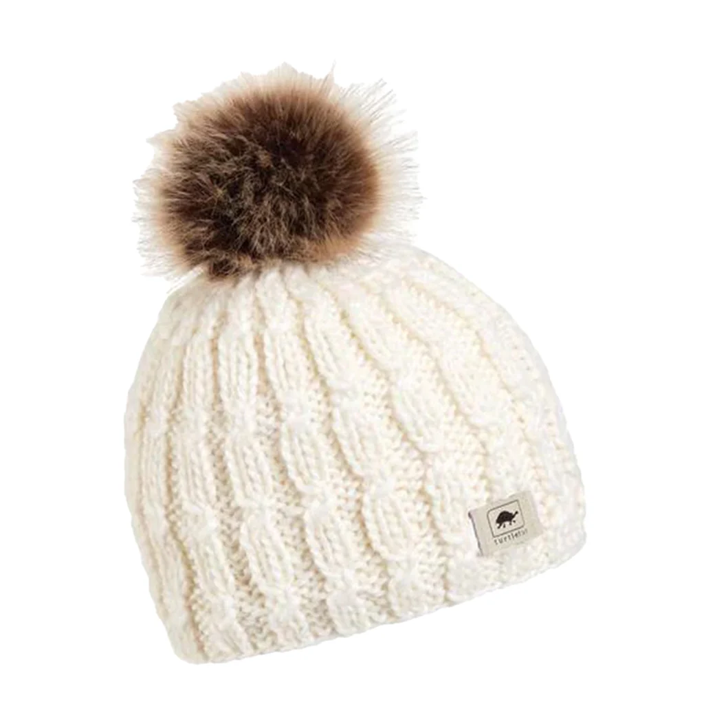 TURTLE FUR MERINO WOOL BEANIE FIFI - Image 2