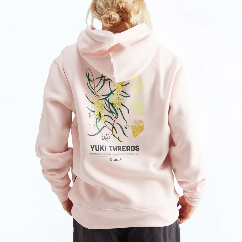 YUKI THREADS WATTLE HOODIE CHALK PINK - Image 2